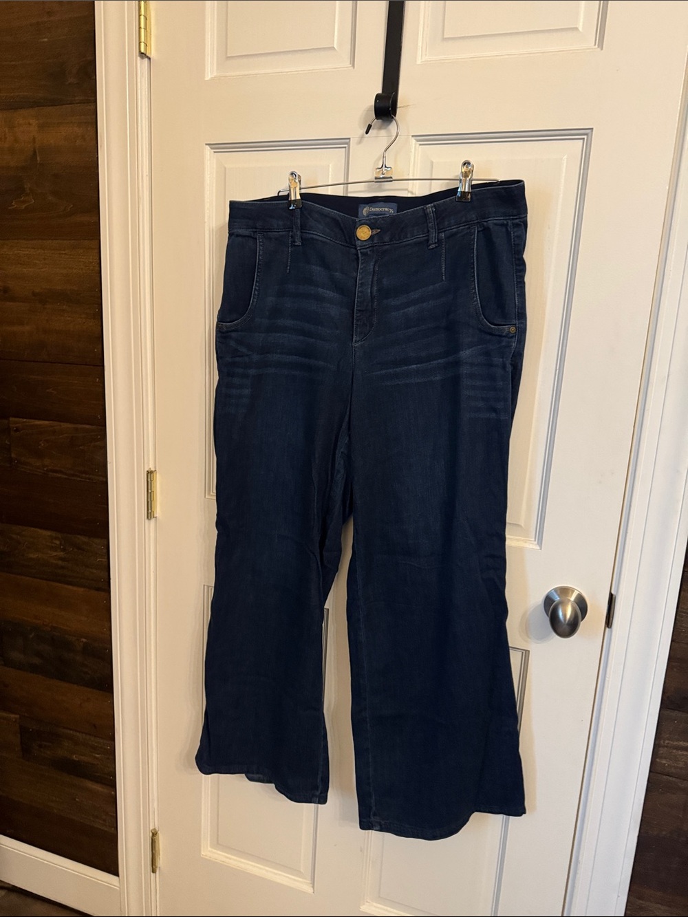Democracy Dark Blue Wide Leg Jeans